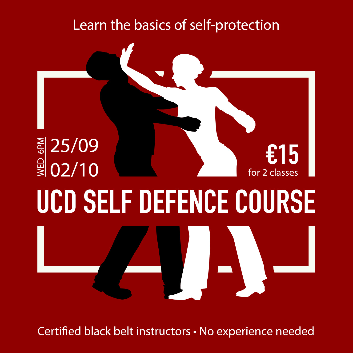 UCD Self Defence Course 2019