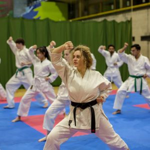 UCD Karate Training before a competition