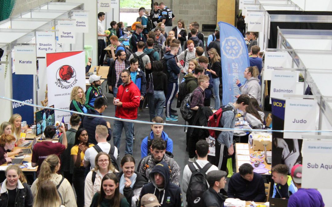 UCD Karate Club at UCD Sports Expo 2019